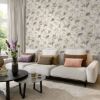 TAPETA RASCH CVECE BELO 0.5X10m - 4