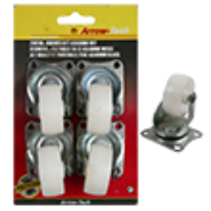 TOČKICI SET ZA NAMESTAJ  40mm  4kom.  BELI  NOSIV.PO TOČKU 20KG