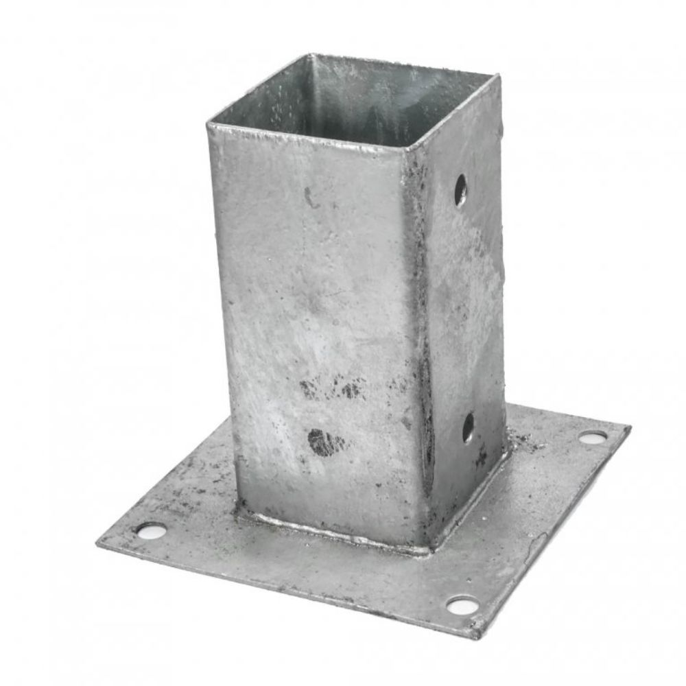 DRŽAČ STUBA METALNI  7x7X15 sa ploČicom