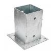 DRŽAČ STUBA METALNI  9x9x15 sa ploČicom - 1