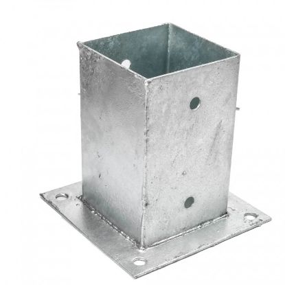 DRŽAČ STUBA METALNI  9x9x15 sa ploČicom