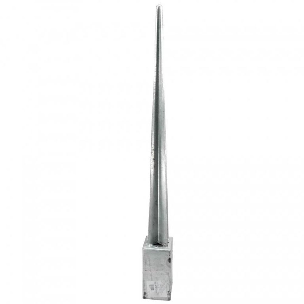 DRŽAČ STUBA METALNI  7x7x75 2mm sa šiljkom