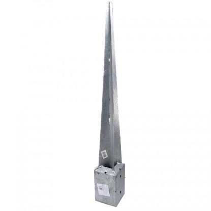 DRŽAČ STUBA METALNI  9x9x75 sa šiljkom
