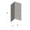 SPOJNI UGAONIK TIP V 100X60X60X2 - 2