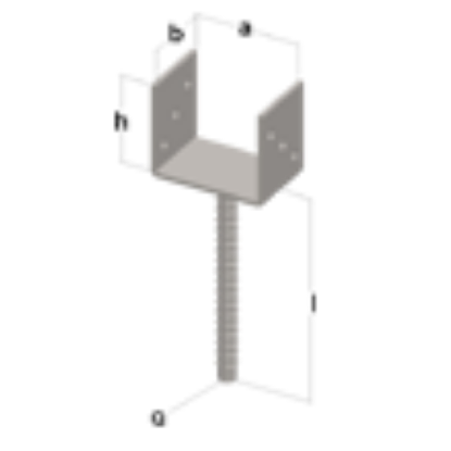 STOPA ZA GREDE TIP U/I 100X141X100X250X5X20