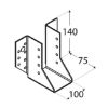 NOSAČ GREDE 100 X140 X 75 X 2mm - 2