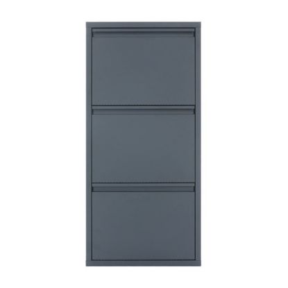 Slika CIPELARNIK METALNI 3 STALAŽE 110X52X14 ANTHRACIT