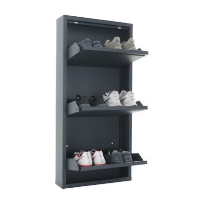 Slika CIPELARNIK METALNI 3 STALAŽE 110X52X14 ANTHRACIT