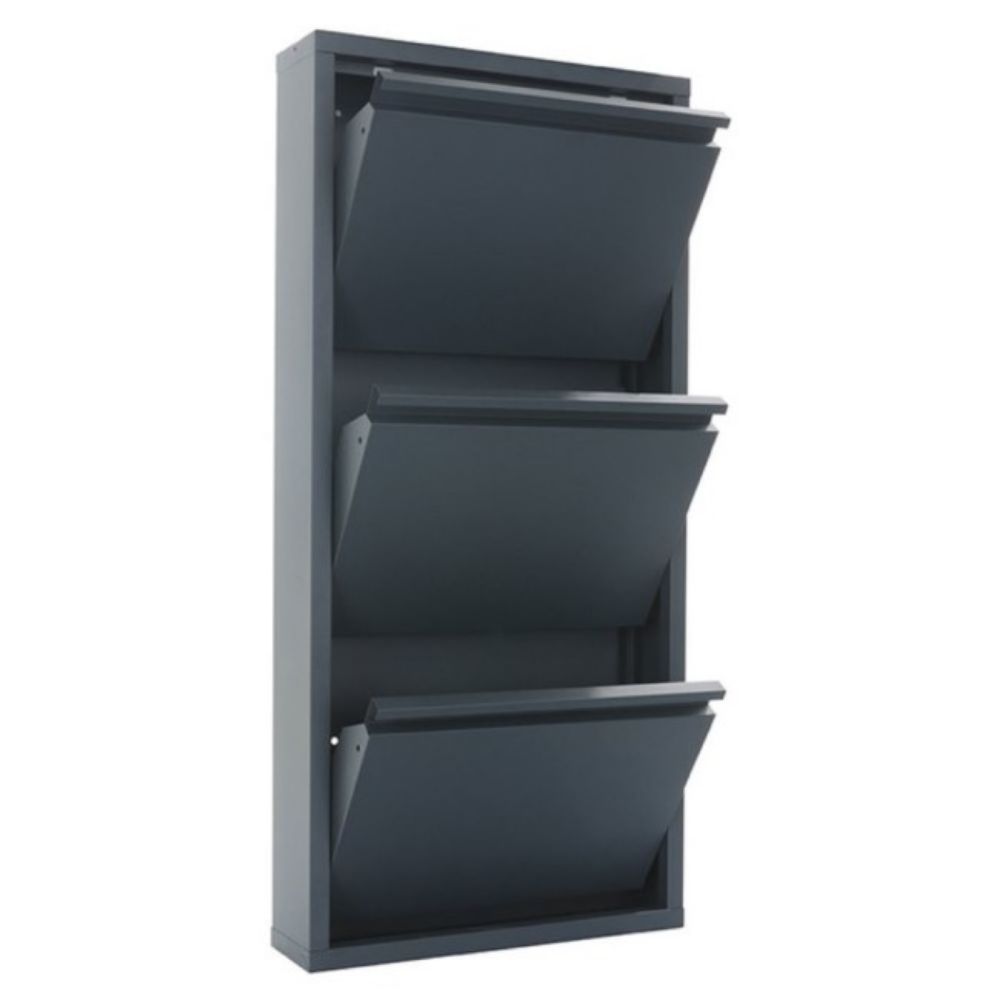 CIPELARNIK METALNI 3 STALAŽE 110X52X14 ANTHRACIT