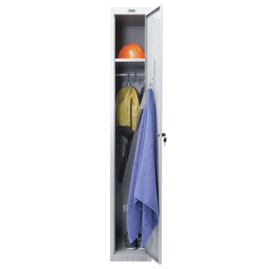 ORMAN METALNI VERTIKALNI 183x30x50CM SIVI