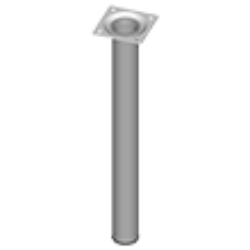 NOGICA STOLA ALU. OKRUGLA 4223-0300-57