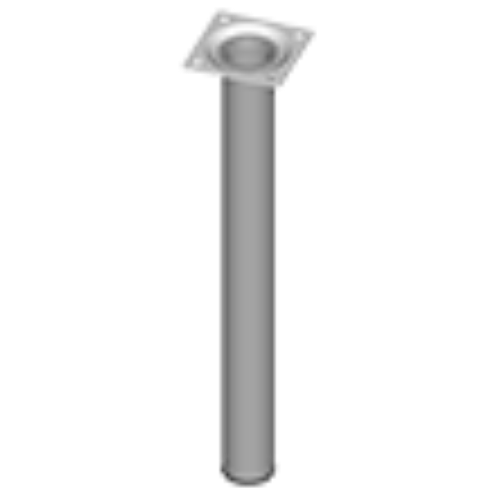 NOGICA STOLA ALU. OKRUGLA 4223-0300-57