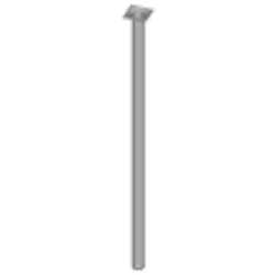 NOGICA STOLA ALU. OKRUGLA 4223-0750-57