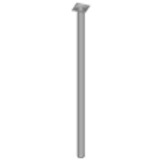 NOGICA STOLA ALU. OKRUGLA 4223-0750-57