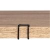 KUKE METALNE  ZA POLICE SET 4 KOMADA 3X2,5X3,5CM METAL CRNE- JJA-SISTEMSKE - 2
