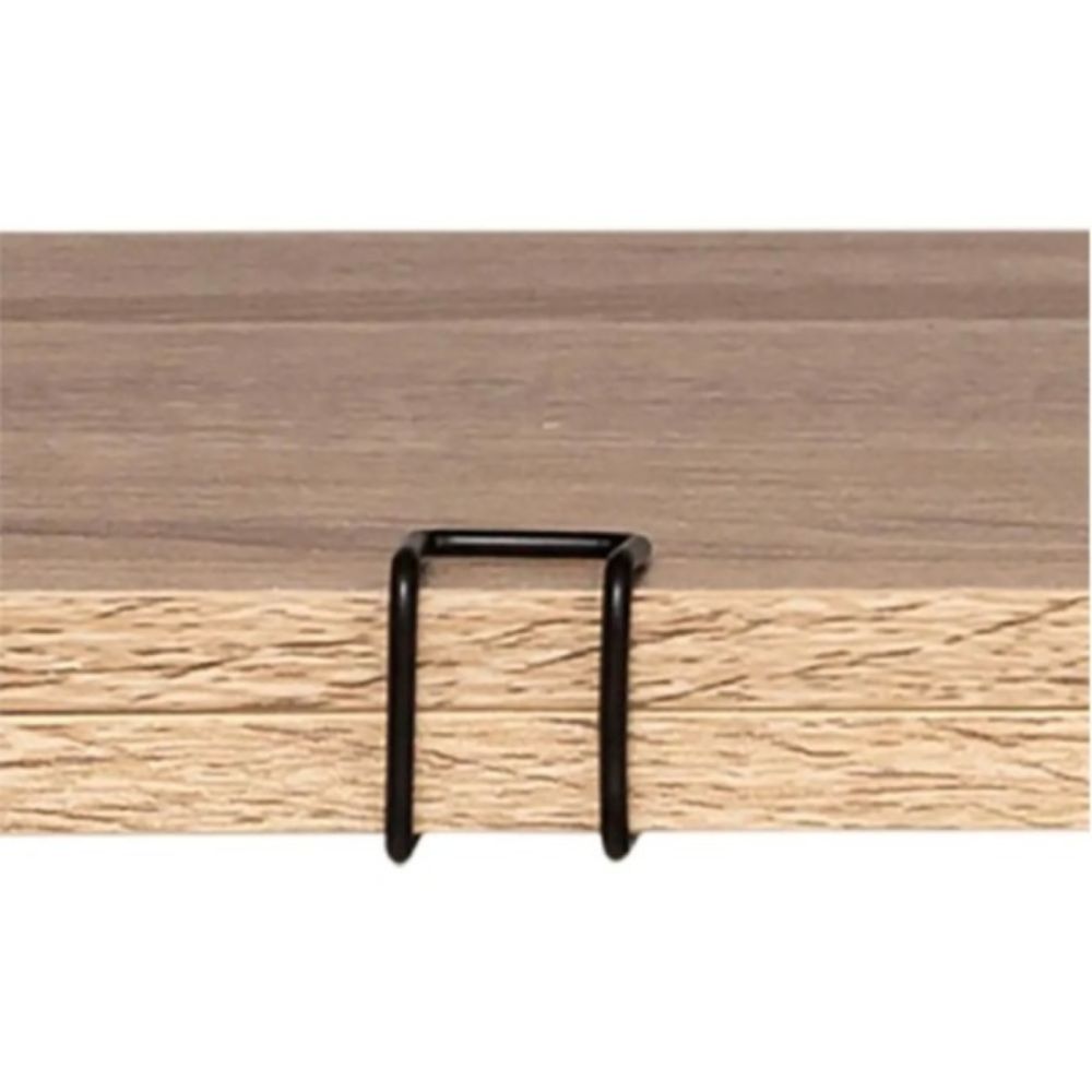 KUKE METALNE  ZA POLICE SET 4 KOMADA 3X2,5X3,5CM METAL CRNE- JJA-SISTEMSKE