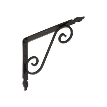 NOSAČ POLICE ORNAMENT 240x190 CRNI