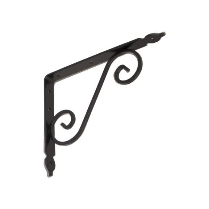 NOSAČ POLICE ORNAMENT 240x190 CRNI