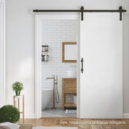 Slika VRATA KLIZNA KR.MASTER BELA 200X90-RAVNA