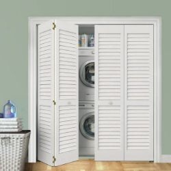 Slika VRATA SKLOPIVA 83X203cm BELA