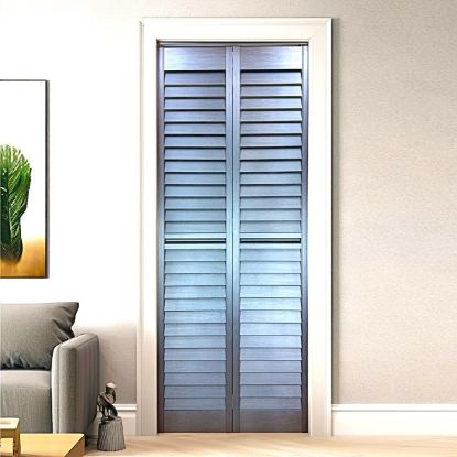 Slika VRATA SKLOPIVA 83X203cm SREBRNA
