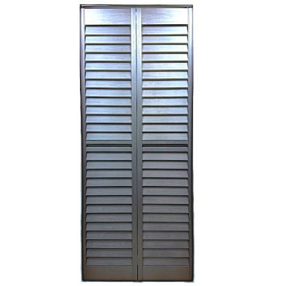 Slika VRATA SKLOPIVA 83X203cm SREBRNA