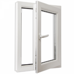 PROZOR PVC JEDNOKRILNI Š140X V100 LEVI- 6 KOMORA 76MM