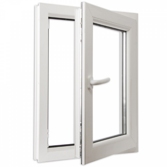 PROZOR PVC JEDNOKRILNI Š140X V100 LEVI- 6 KOMORA 76MM