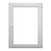 PROZOR PVC JEDNOKRILNI Š60X V80 DESNI:)- 6 KOMORA 76MM - 1