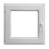 PROZOR PVC JEDNOKRILNI Š60X V60 LEVI :)- 6 KOMORA 76MM - 1
