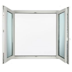 PROZOR PVC DVOKRILNI 140X140cm DESNO OTVARANJE 6-KOMORNI