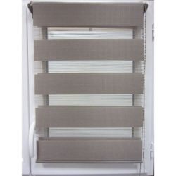 ZAVESA ROLO ZEBRA 60X90 CM TAUPE