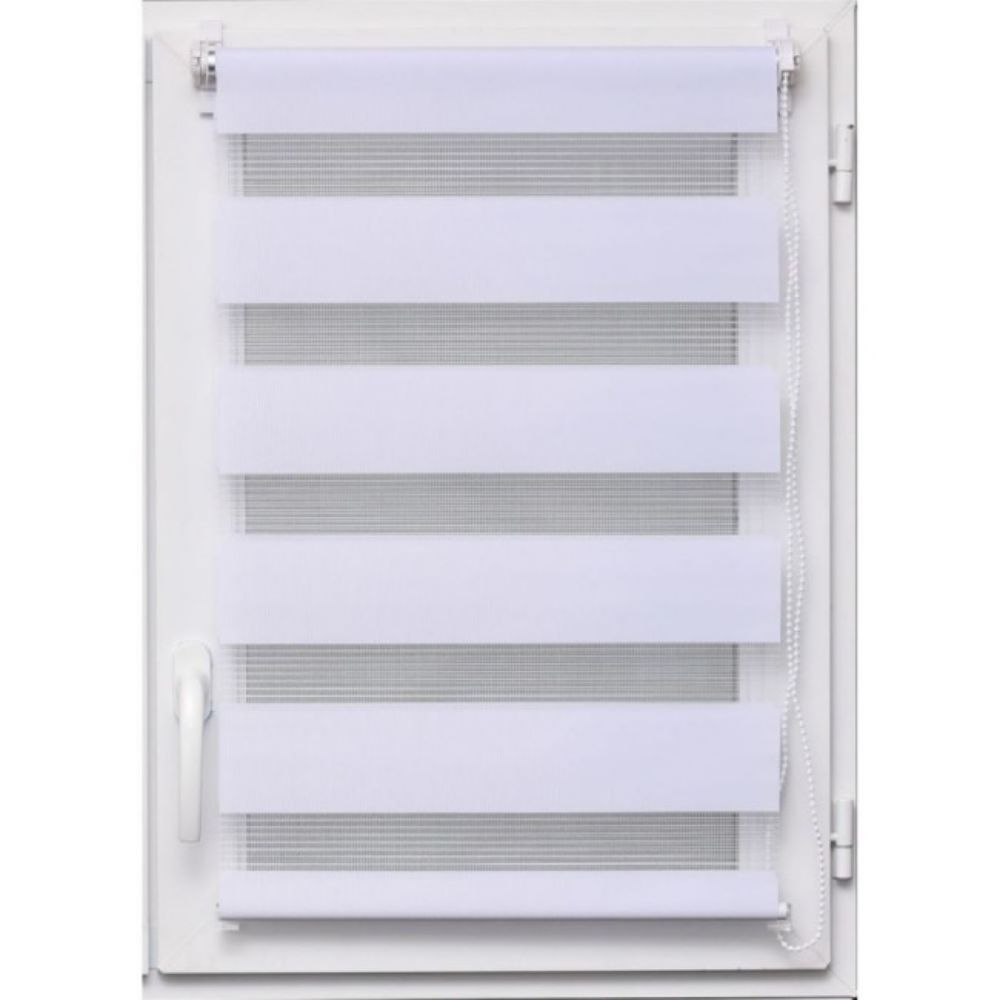 ZAVESA ROLO ZEBRA  60X90 CM BELA
