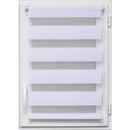 ZAVESA ROLO ZEBRA  60X90 CM BELA