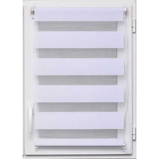 ZAVESA ROLO ZEBRA  60X90 CM BELA