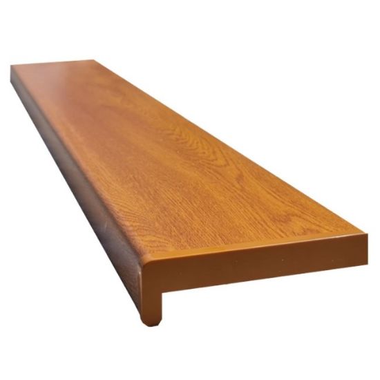 DASKA ZA PROZOR PVC 15X160CM SA ČEPOM ZLATNI HRAST
