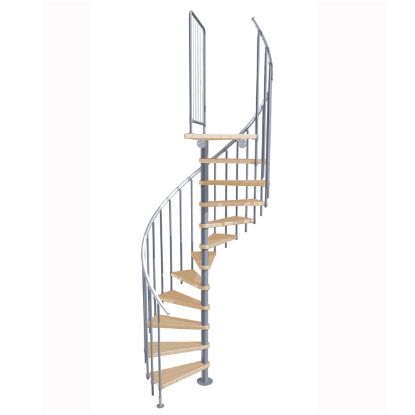 STEPENISTE NOVO 160 SA PLATFORMOM DRVO PLUS METAL RAL 9006