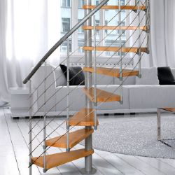 STEPENISTE NOVO 160 SA PLATFORMOM DRVO PLUS METAL RAL 9006