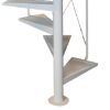 STEPENISTE SOLO SA PLATFORMOM METAL RAL9010 - 2
