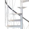 STEPENISTE SOLO SA PLATFORMOM METAL RAL9010 - 3