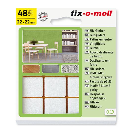MATICA FILC 22X22MM,48KOM BELA