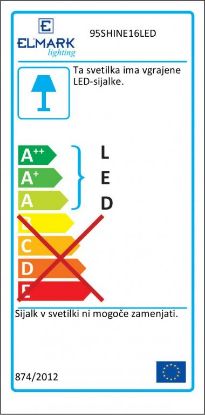 PLAFONJERA LED 16W fi 330 SHINE