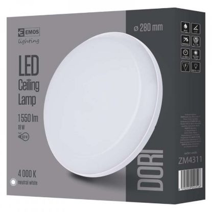PLAFONJERA 18W 4000K DORI OKRUGLI 28X4,8cm IP54