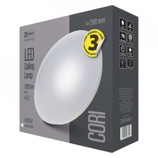 PLAFONJERA 12W 4000K FIONI OKRUGLA 255mm IP44