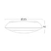 PLAFONJERA LED BELA 1XE27, IP65 - 4