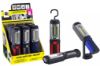 BATERIJSKA LAMPA 3W COB + 1W LED MAGN+KUK SA BATERIJAMA - 1
