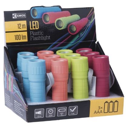 Slika BATERIJSKA LAMPA LED COB SA BATERIJAMA AAA x3 KOM.