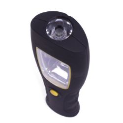 LAMPA RUČNA COB + 1W LED 210MM