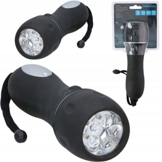 BATERIJSKA LAMPA 5LED GRUNDING