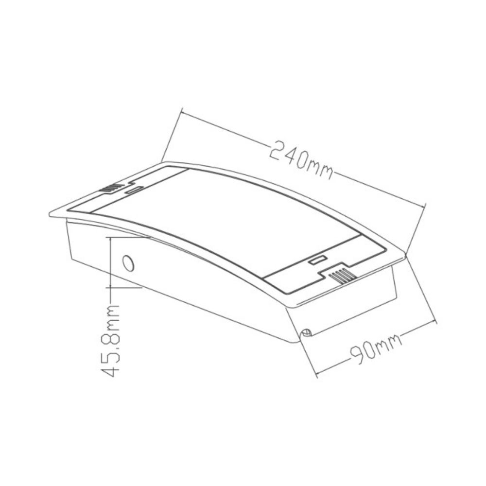 SVETILJKA PANIK  LED IP 54 3W BELA